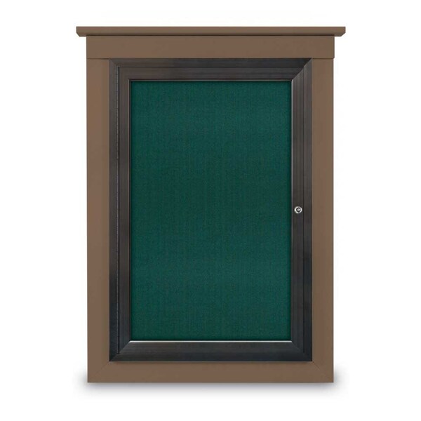 Sliding Glass Enclosed Letterboard, 96"x3